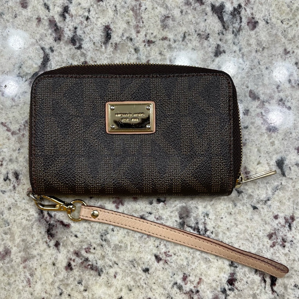 Michael Kors Large Logo Wristlet